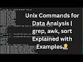 grep & awk in Action | Real-World Data Analysis with Unix mac terminal🧑💻