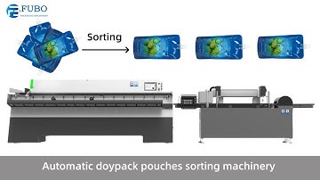 automatic doypack pouch sorting machine | spouted bag sorter machine