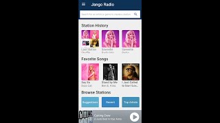 Jango Radio (by Jango.com) - free music radio app for Android and iOS. screenshot 3