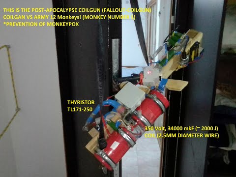 Apocalypse Coilgun, Fallout Coilgun VID 20220617 022708+ Electromagnetic Projectile Accelerators