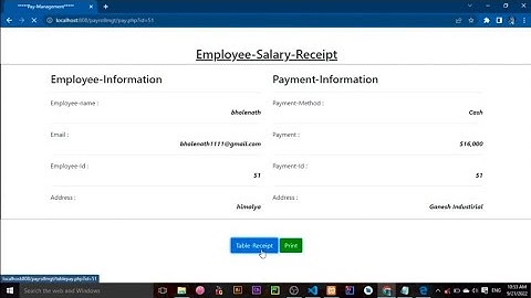 Employee-Payroll-Management System IN PHP