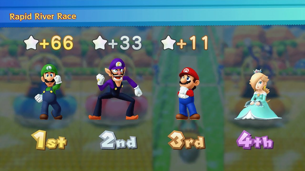 Mario Party 10 - Luigi vs Mario vs Rosalina vs Waluigi - Chaos Castle