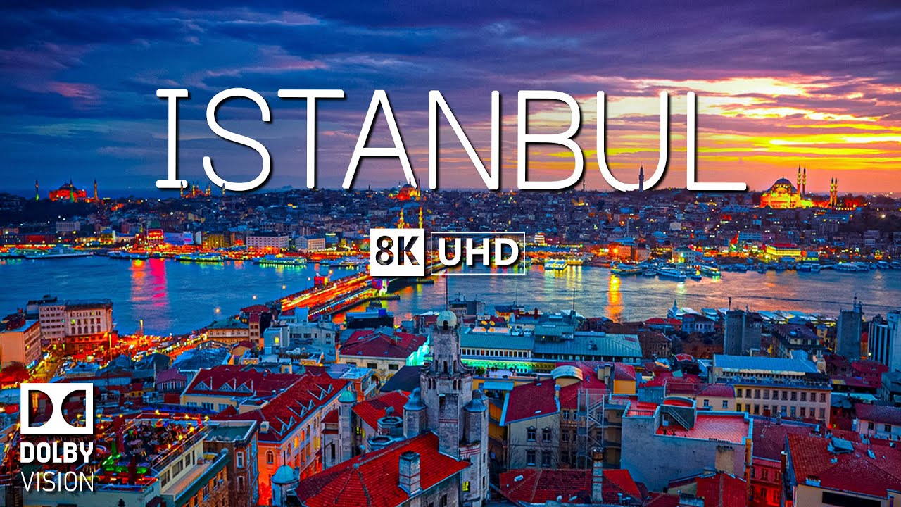 ISTANBUL 8K Video Ultra HD With Soft Piano Music – 60 FPS – 8K Nature Film