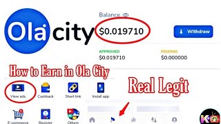 OlaCity App | How to earn money in Ola City application | View Ads OlaCity screenshot 2