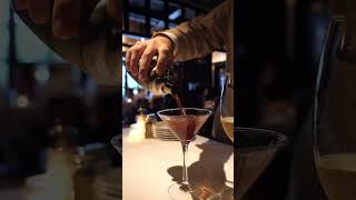 🍸👀 What a Pour! Manhattan at New York Prime Atlanta #shorts