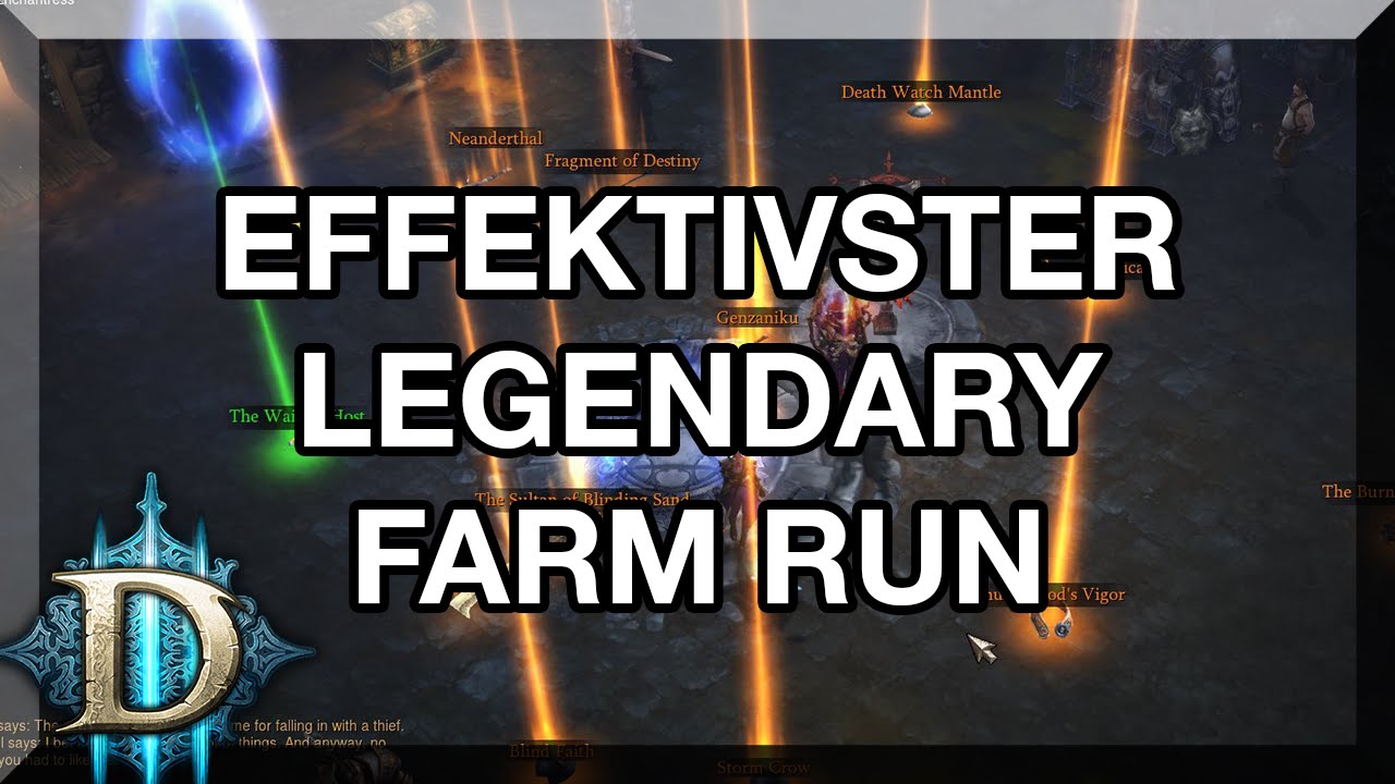 DIABLO 3 RoS ★ LEGENDARY FARM RUN - (German/HD)