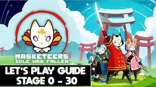 MASKETEERS: IDLE HAS FALLEN | LETS PLAY GUIDE | STAGES 0 - 30 screenshot 5