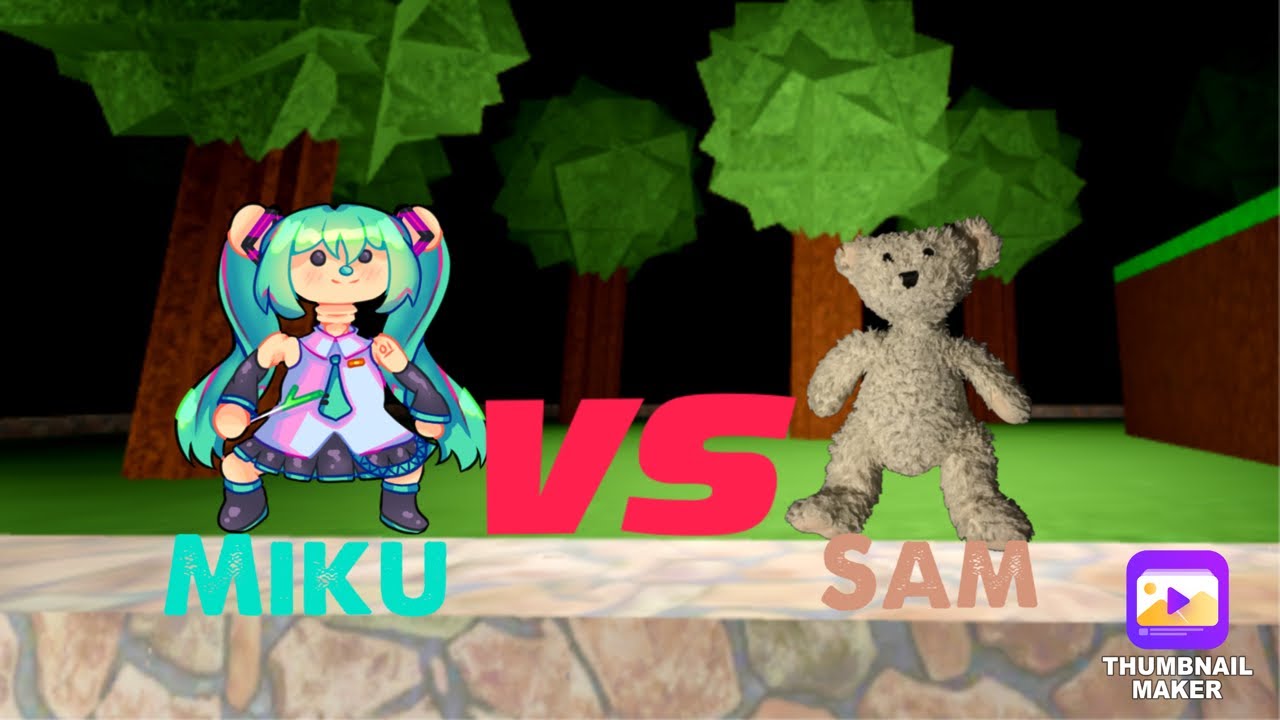 Miku Vs Sam Roblox Bear Alpha Youtube - roblox bear miku