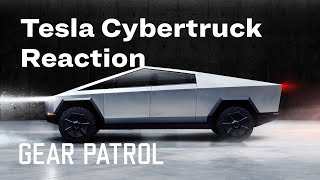 The tesla cybertruck was unveiled by elon musk himself, in his typical
hyperbolic fashion. it features ridiculous wedge-design cues
supposedly inspired bl...