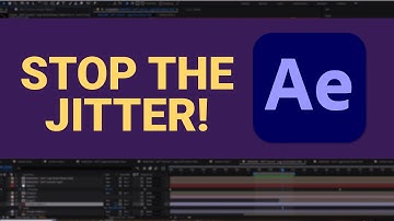 How to Fix After Effects Jittery Shaking Artwork/Text Layers | Anti-Aliasing