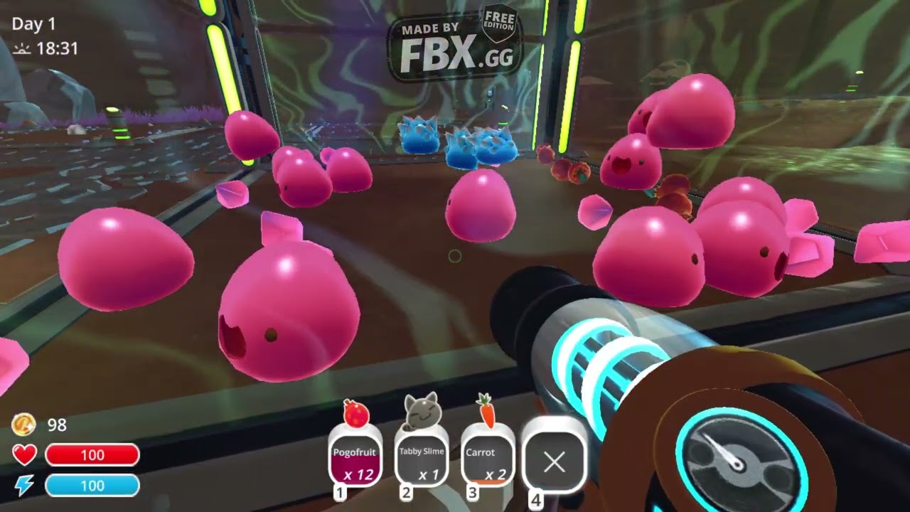 Η πόρτα και οι μεγάλοι. Slime Rancher Part. 1 ( το μισό βίντεο)