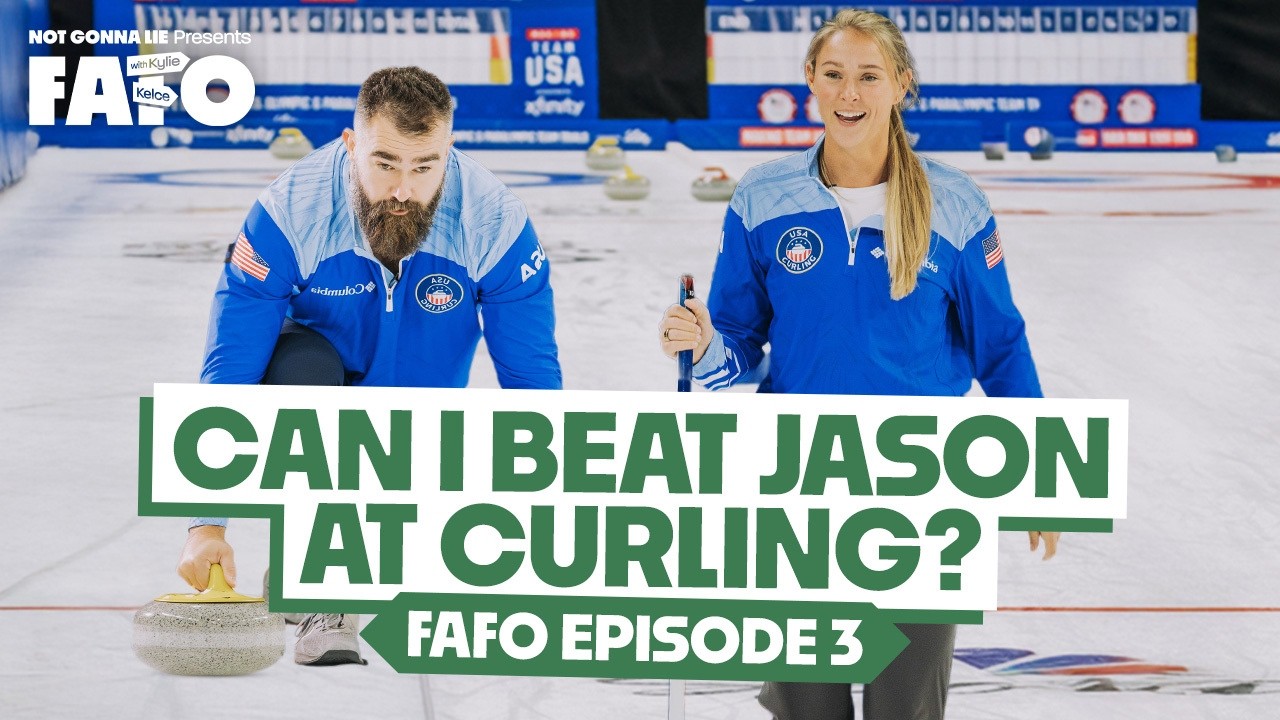 Kylie & Jason Kelce compete to find out who is the best curler in the family | FAFO Ep. 3