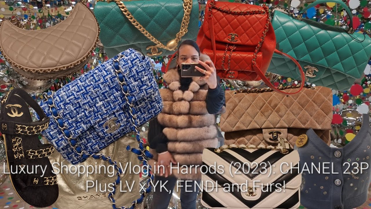 Luxury Shopping Vlog at Harrods (2023): CHANEL 23A- Bags, Shoes