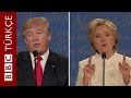 Trump'tan Clinton'a: "Ne kadar da ahlâksız bir kadın" - BBC TÜRKÇE