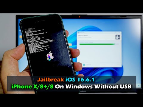 Jailbreak ROOTFUL iOS 16.6.1 iPhone X/8+/8 On Windows Without USB