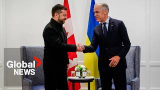 Carney, Zelenskyy announce 100-year partnership spanning defence, energy and trade | FULL