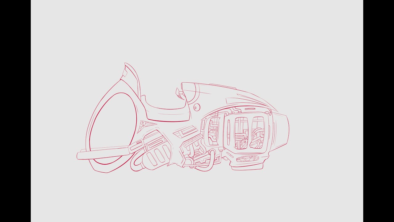 Concept sketch I made of a bike