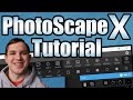 PhotoScape X Tutorial 2020! Beginner to Expert 1 Hour Training!