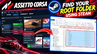 How To Find Your Assetto Corsa Root Folder For Mods | Steam