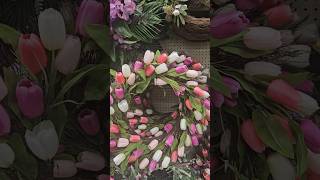 Beautiful spring seasonal floral decor #homedecor #seasonal #homegoods #homedecor #walldecor
