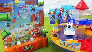 SuperMario Jump Jump Mario Shooting Game Vs SuperMario Castle Of Maze Board Game