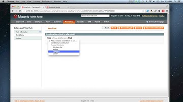 Magento - How to create a catalog price rule?720p