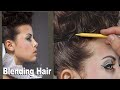 Pastel Portrait Tutorial ~  Blending hair onto face with Pastel Pencils. With real time video.