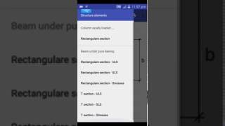 Reinforced Concrete Calculator english app v.1.4 screenshot 1