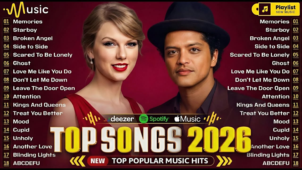 Taylor Swift, Bruno Mars, Adele, Rihanna, The Weeknd | Billboard Top 50 This Week English Songs #2