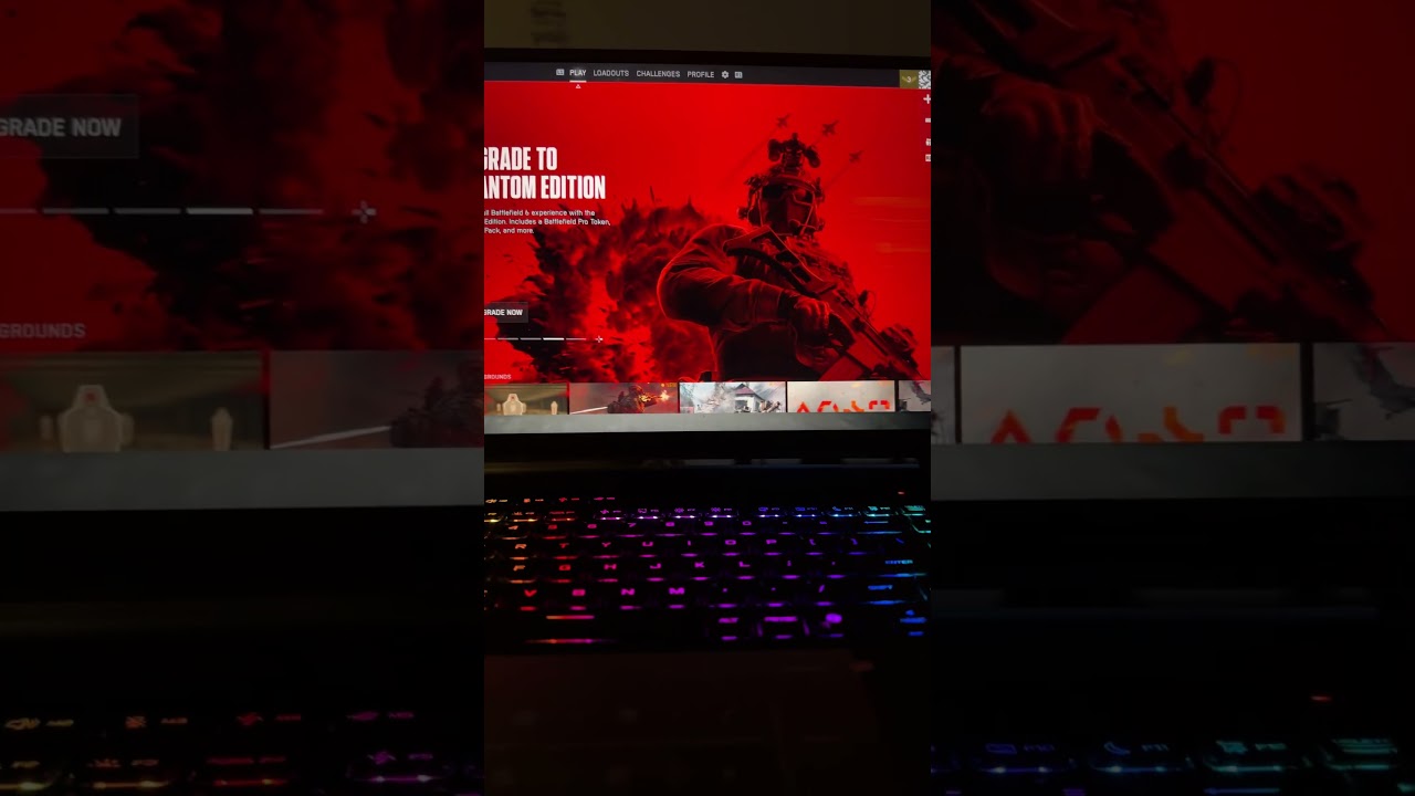 Battlefield 6 running smooth on the ASUS ROG Strix Scar G18 RTX 5080 🔥💻 
