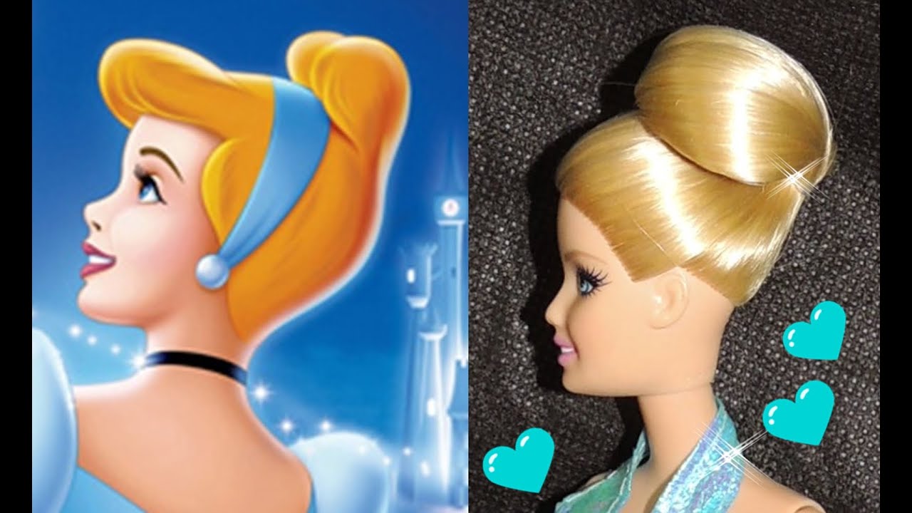 Penteado Barbie Inspirado Coque Cinderela(Inspired - Cinderella Hairstyle Penteado Barbie Inspirado Coque Cinderela(Inspired - Cinderella Hairstyle