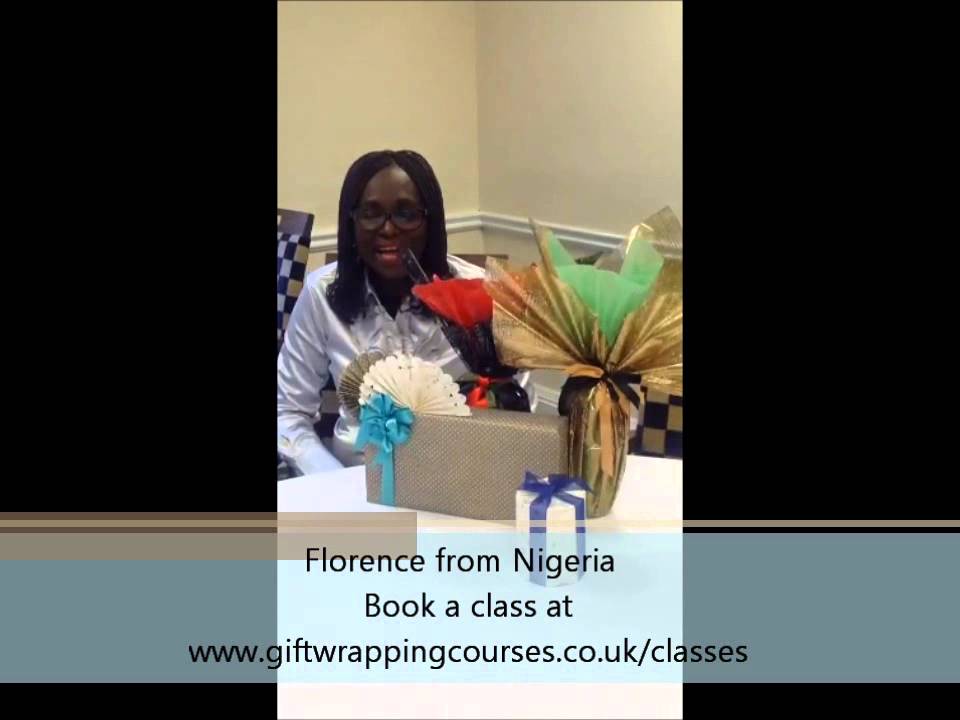 Gift Wrapping Testimonial - Master gift wrapping courses - YouTube