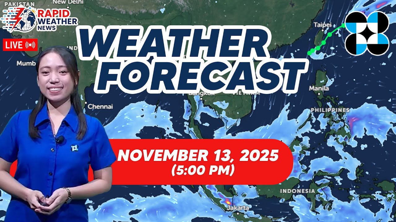 Philippine Weather Forecast Today | PAGASA Update | Rainfall, Heat Index & Temperature Report