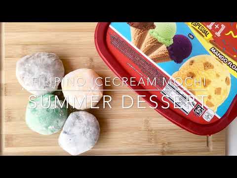 Filipino Mochi Icecream|Delicious Summer Dessert|Homemade Mochi with 3in1 Plus 1 Icecream