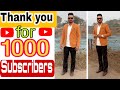 Thank you for 1000 subscribers  nirmal dhanjal tv 