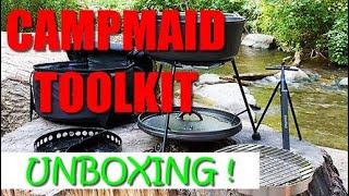 Unboxing The CampMaid Dutch Oven Multitool Grill and Kit  WATCH BEFORE YOU BUY!!