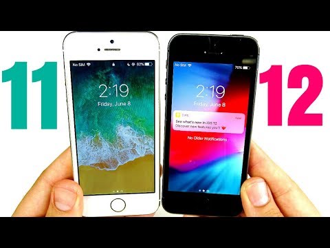 iPhone 5S iOS 11 vs iPhone 5S iOS 12 Speed Test!