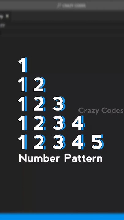 Number Pattern in Python|Crazy Codes|Python Tamil|Python Tutorial|# ...