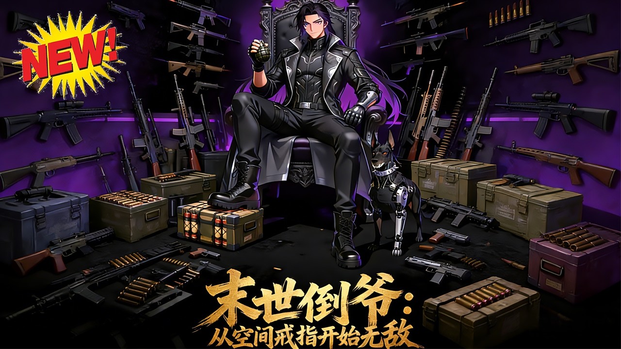 ⚡【新番速递】《末世倒爷：从空间戒指开始无敌》前世被虐杀，萧烈重生末世前3分钟，靠双界交易换基因药剂，集结强者建基地碾压全场! #末世 #重生 #逆袭 #爱看动漫