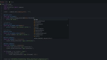 Discord.py | Making a Discord bot ( Bot Status )