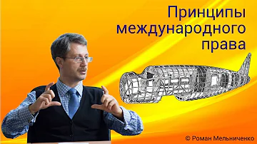 Принципы международного права (стрим от Мельниченко)