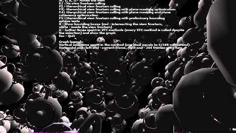 View frustum culling