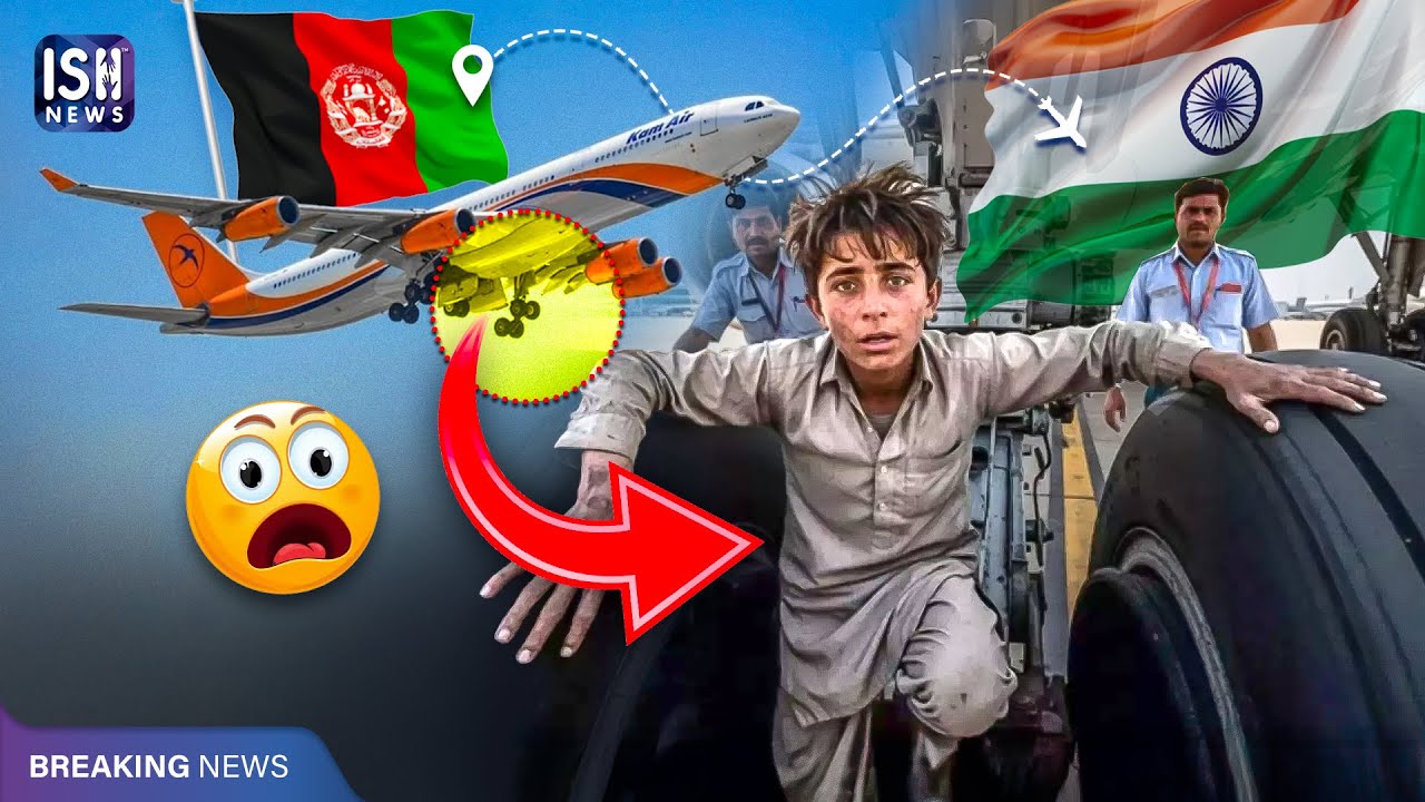 Afghan Teen Hides in Plane’s Landing Gear, Survives Flight to Delhi | ISH News