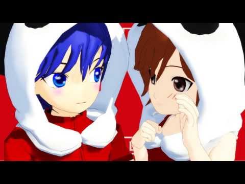 [ KAITO & MEIKO ]  1, 2 Fanclub いーあるふぁんくらぶ [ MMD ]