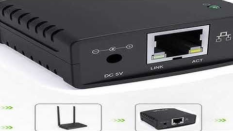 Wavlink USB 2.0 Network LRP Print Server USB Hub 100Mbps Share a LAN Networking Printers Power