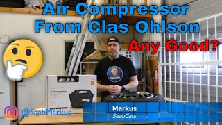 Air Compressor From Clas Ohlson - Any Good?