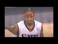 Sixers' Iverson 38pts vs Pistons' Billups 28pts Playoffs Rnd2 Gm6 | FULL GAME: May 16, 2003