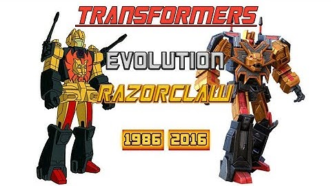 RAZORCLAW: Evolution in Cartoons and Video Games (1986-2016) | Transformers