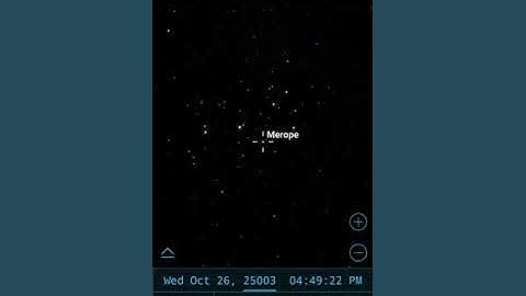 Best example of the proper motion movement of the stars from the Pleiades