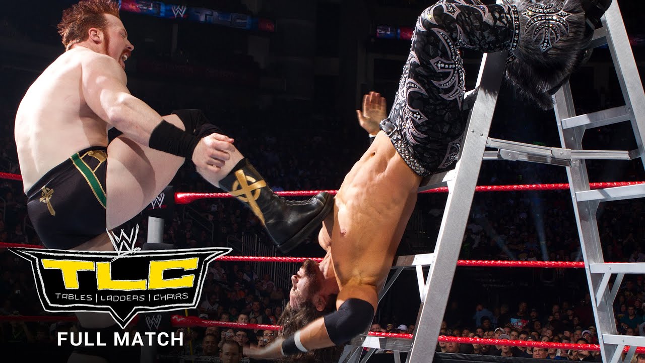 FULL MATCH   John Morrison vs King Sheamus  Ladder Match WWE TLC 2010